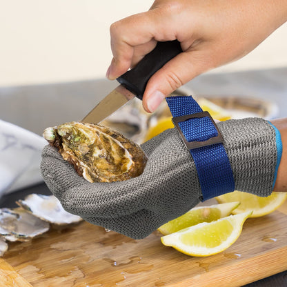 VierraSol | Guante de Metal de Malla de Acero Inoxidable de Grado Alimenticio