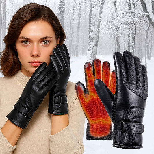 VierraSol | Guantes Calentados para Mujeres Reino Unido – Guantes Térmicos Impermeables de Invierno para Damas con Pantalla Táctil y Diseño Cargable por USB