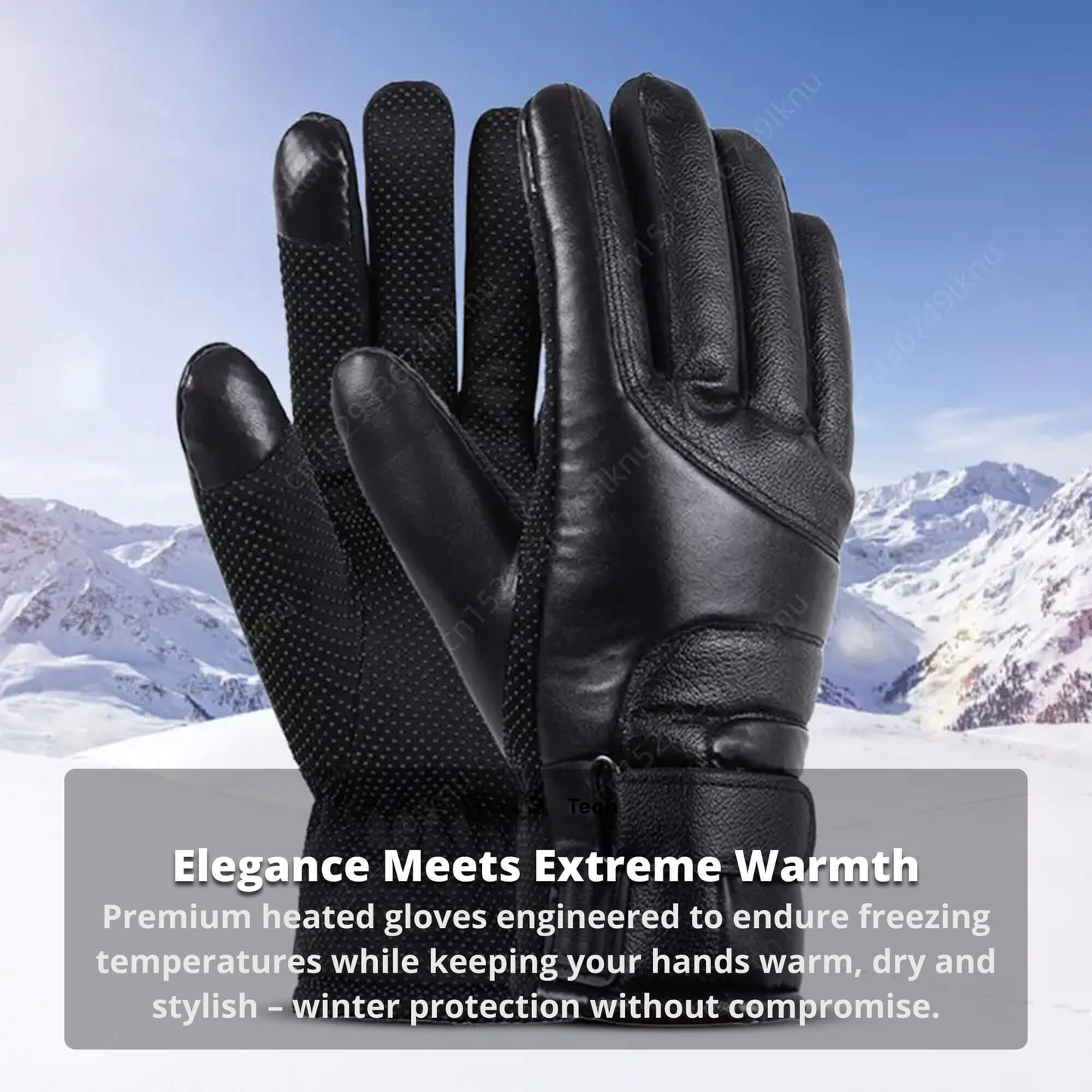 VierraSol | Guantes Calentados para Mujeres Reino Unido – Guantes Térmicos Impermeables de Invierno para Damas con Pantalla Táctil y Diseño Cargable por USB