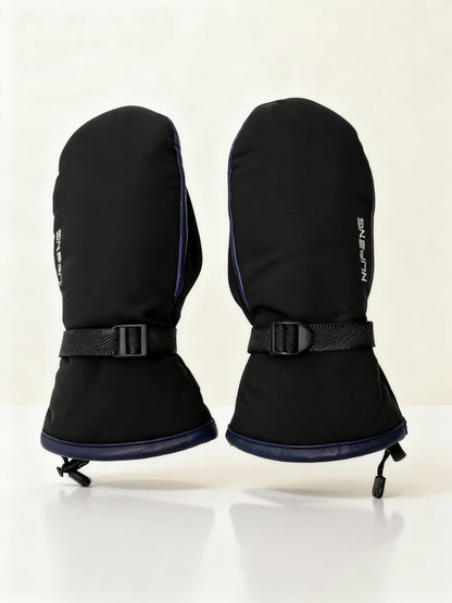 VierraSol | Guantes de Calefacción Eléctrica | Doble Cara, 10,000 mAh Recargables por USB | Impermeables para Esquí y Motocicleta