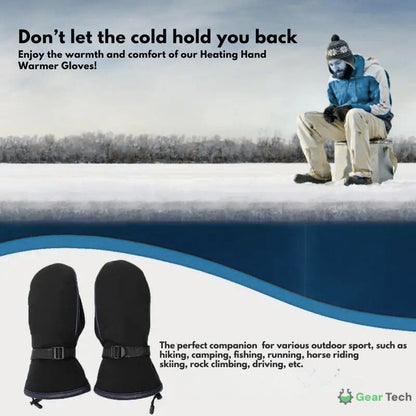 VierraSol | Guantes Eléctricos Calentados por USB | Conectar y Usar, Calentamiento de Doble Cara, Diseño Impermeable, Adecuados para Esquiar, Senderismo y Protección Diaria en Invierno