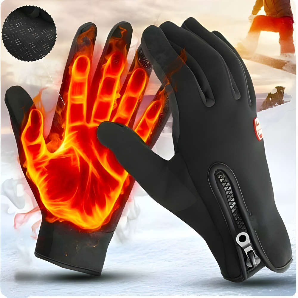 VierraSol | Guantes Térmicos Impermeables de Invierno a Prueba de Viento
