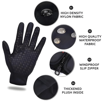 VierraSol | Guantes Térmicos Impermeables de Invierno a Prueba de Viento