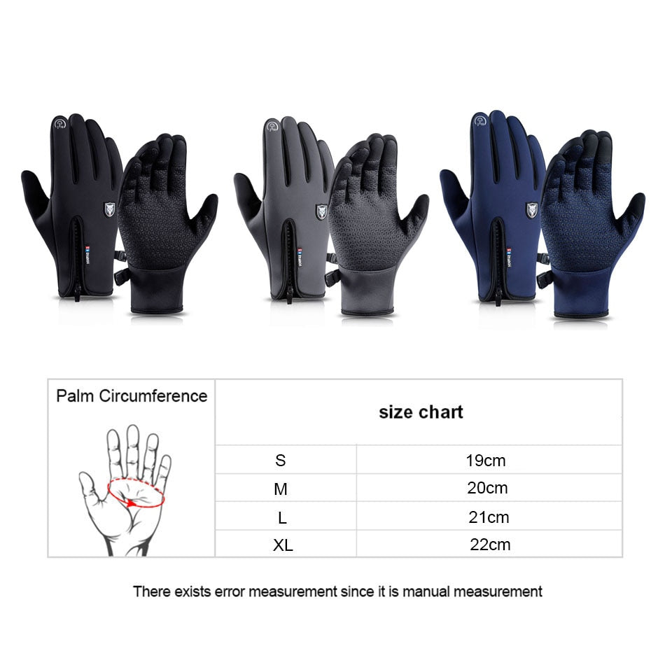 VierraSol | Guantes Térmicos Impermeables para Pantalla Táctil de Invierno