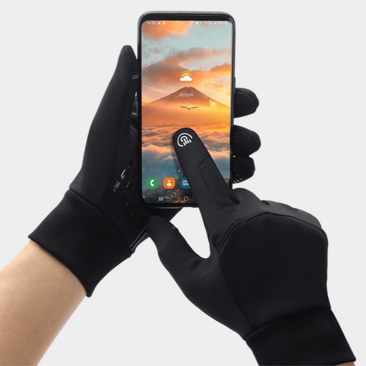 VierraSol | Guantes Touch PRO – Guantes de Invierno Cálidos e Impermeables con Función Táctil