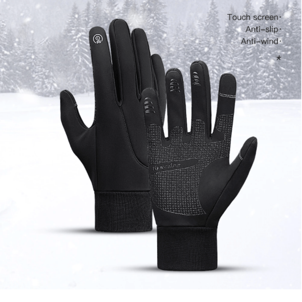 VierraSol | Guantes Touch PRO – Guantes de Invierno Cálidos e Impermeables con Función Táctil