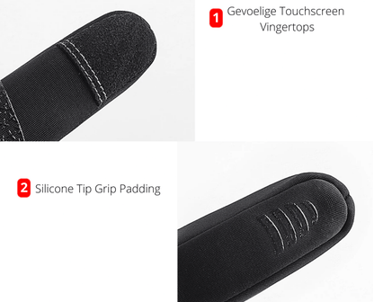 VierraSol | Guantes Touch PRO – Guantes de Invierno Cálidos e Impermeables con Función Táctil