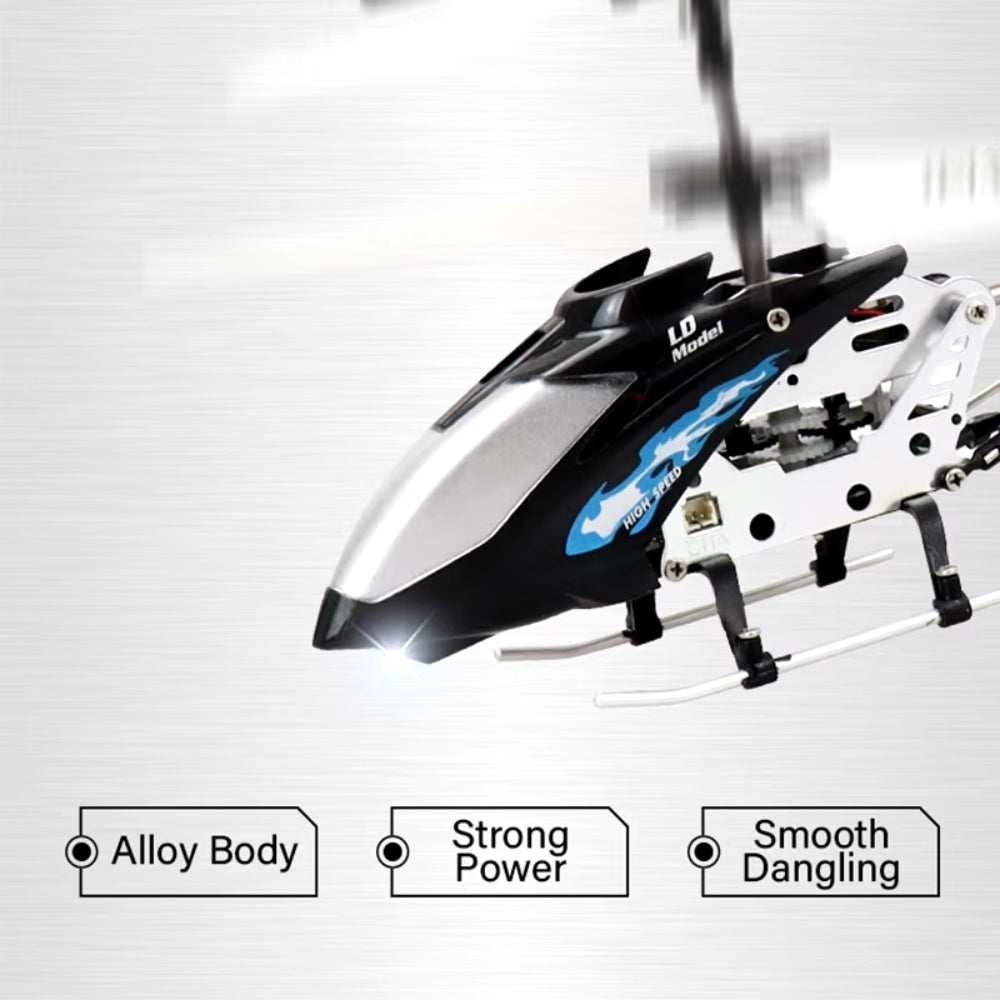 VierraSol | Helicóptero RC 3.5CH irrompible Mini Helicóptero RC con Giroscopio Rojo Carmesí