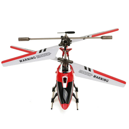 VierraSol | Helicóptero RC 3.5CH irrompible Mini Helicóptero RC con Giroscopio Rojo Carmesí