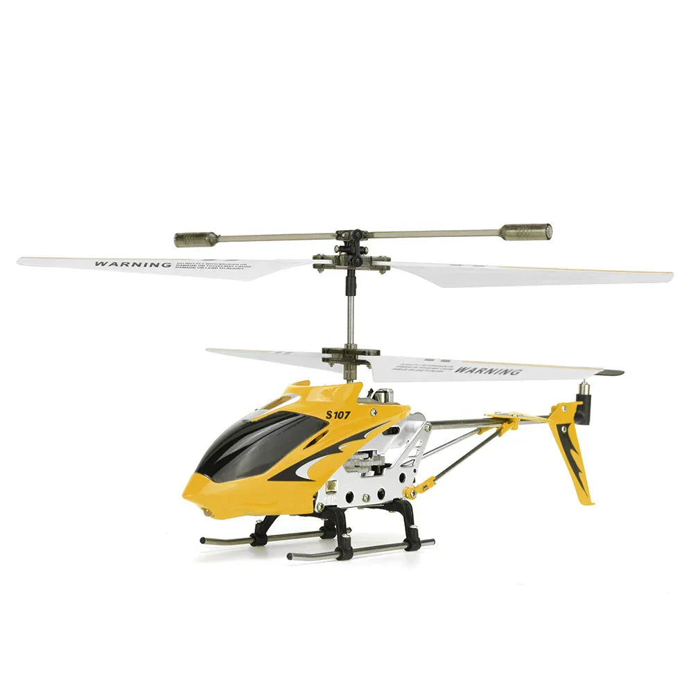 VierraSol | Helicóptero RC 3.5CH irrompible Mini Helicóptero RC con Giroscopio Rojo Carmesí