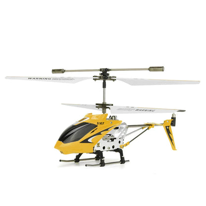 VierraSol | Helicóptero RC 3.5CH irrompible Mini Helicóptero RC con Giroscopio Rojo Carmesí