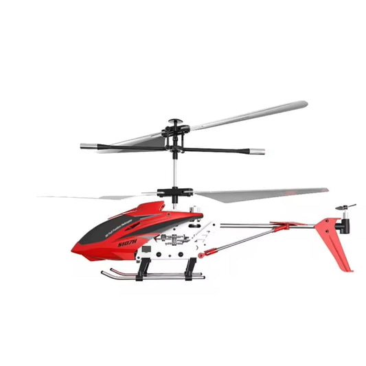 VierraSol | Helicóptero RC 3.5CH irrompible Mini Helicóptero RC con Giroscopio Rojo Carmesí