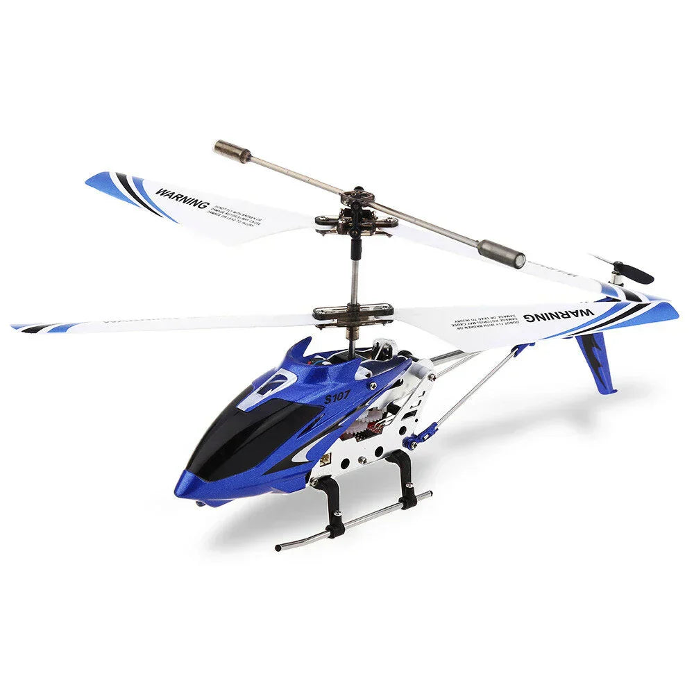 VierraSol | Helicóptero RC 3.5CH irrompible Mini Helicóptero RC con Giroscopio Rojo Carmesí