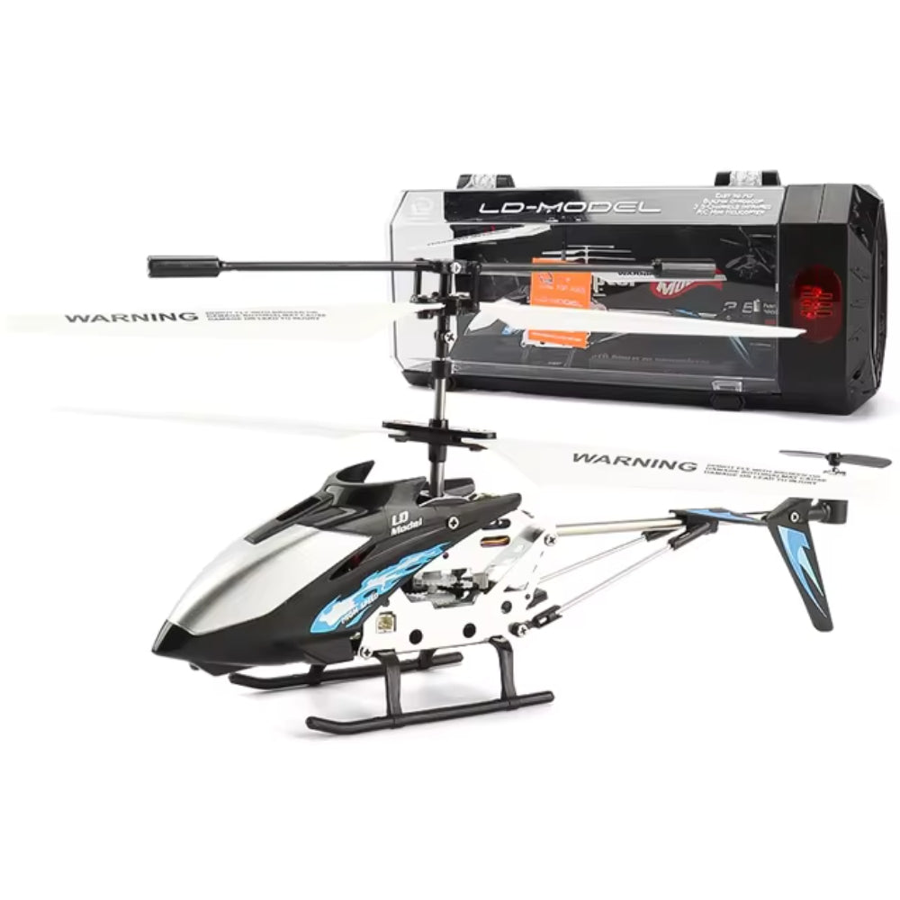 VierraSol | Helicóptero RC 3.5CH irrompible Mini Helicóptero RC con Giroscopio Rojo Carmesí