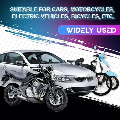 VierraSol | Iluminación de válvula de bicicleta de alta calidad con LED – Perfecto para paseos nocturnos