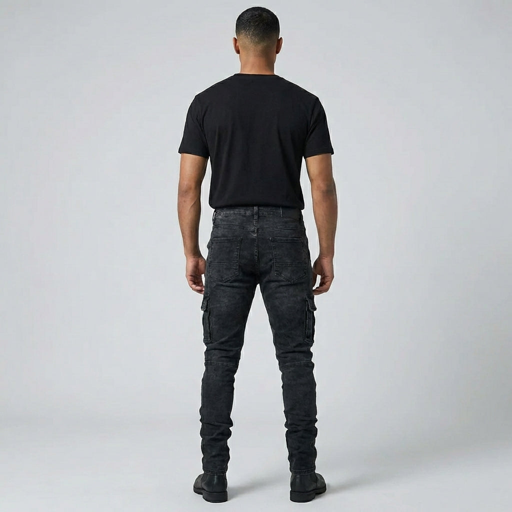 VierraSol | Jeans Cargo Ajustados para Hombre