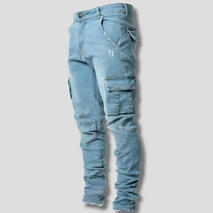 VierraSol | Jeans Cargo Ajustados para Hombre