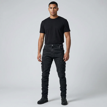 VierraSol | Jeans Cargo Ajustados para Hombre