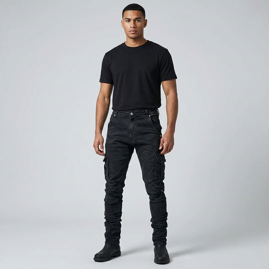 VierraSol | Jeans Cargo Ajustados para Hombre