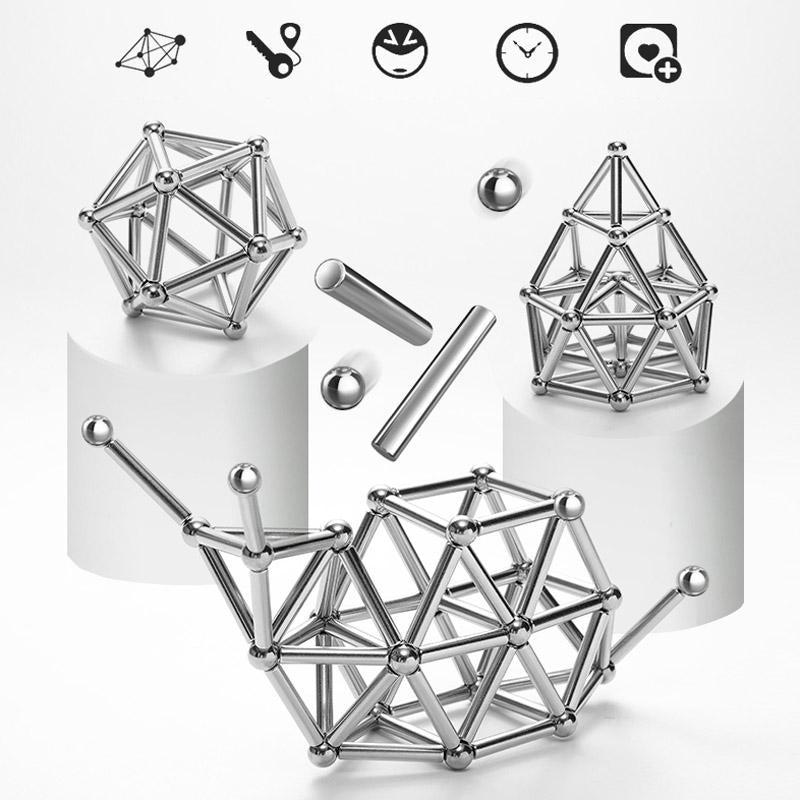 VierraSol | Juego de Bolas y Varillas Magnéticas DIY