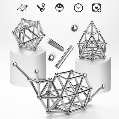 VierraSol | Juego de Bolas y Varillas Magnéticas DIY