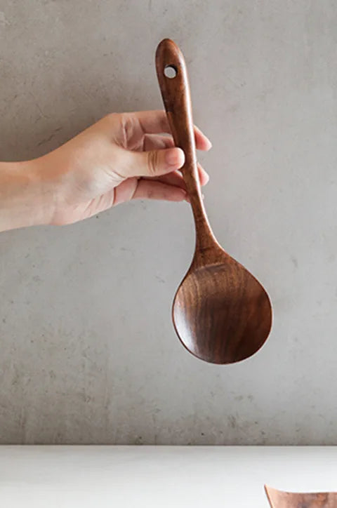 VierraSol | Juego de Cocina Hecho de Madera de Teca Natural
