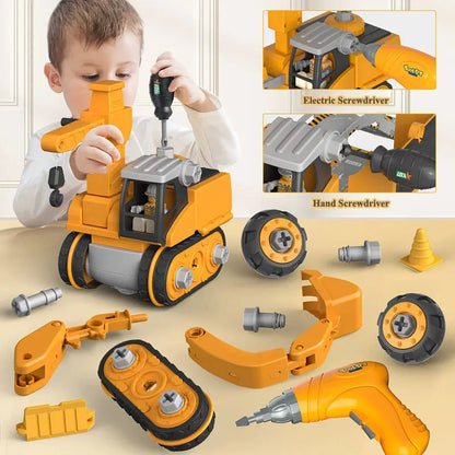 VierraSol | Juego de Juguetes de Vehículos de Construcción para Niños con Herramientas