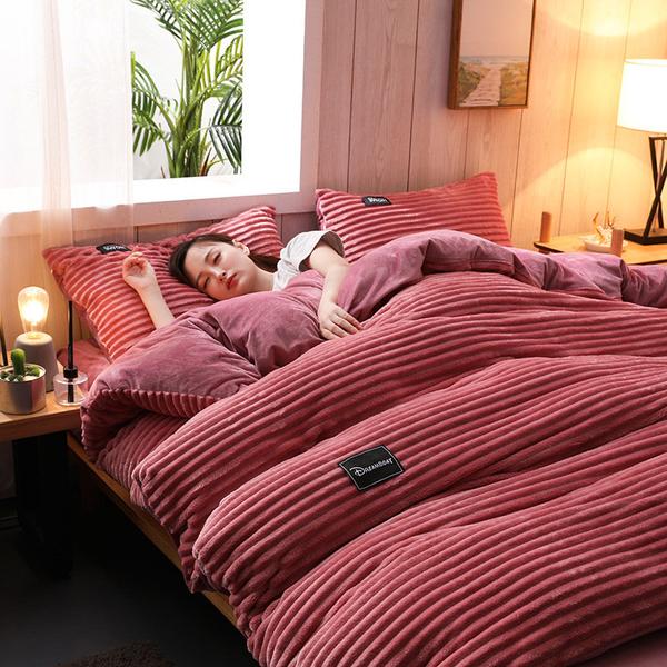 VierraSol | Juego de Ropa de Cama de Terciopelo de Corduroy Engrosado