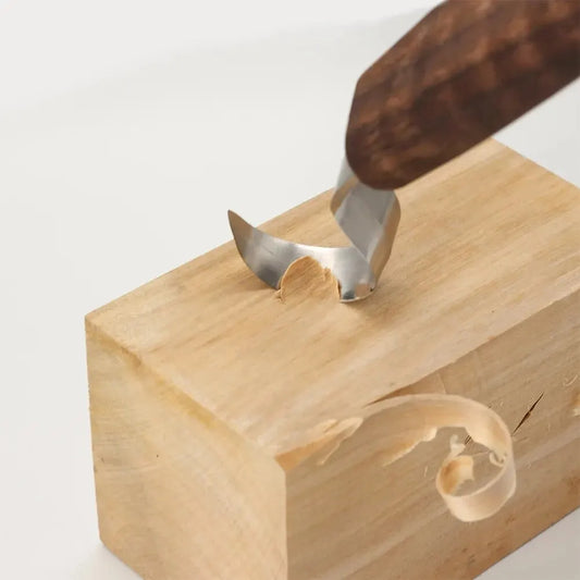 VierraSol | Juego de Tallado en Madera de 8 Piezas: Juego de Cuchillos de Tallado a Mano con Lima de Aguja - Juego de Tallado de Cucharas de Madera para Principiantes