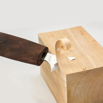 VierraSol | Juego de Tallado en Madera de 8 Piezas: Juego de Cuchillos de Tallado a Mano con Lima de Aguja - Juego de Tallado de Cucharas de Madera para Principiantes