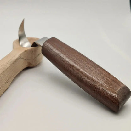 VierraSol | Juego de Tallado en Madera de 8 Piezas: Juego de Cuchillos de Tallado a Mano con Lima de Aguja - Juego de Tallado de Cucharas de Madera para Principiantes