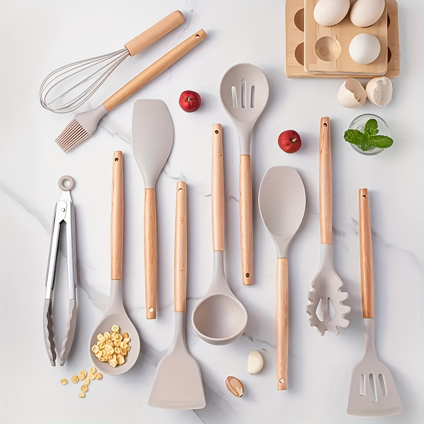 VierraSol | Juego de Utensilios de Cocina Premium de 12 Piezas