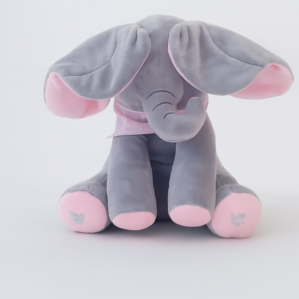 VierraSol | Juguete de Peluche Elefante Bebé con Orejas que Aletean
