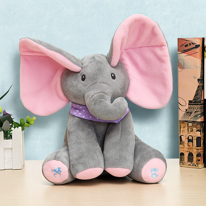 VierraSol | Juguete de Peluche Elefante Bebé con Orejas que Aletean