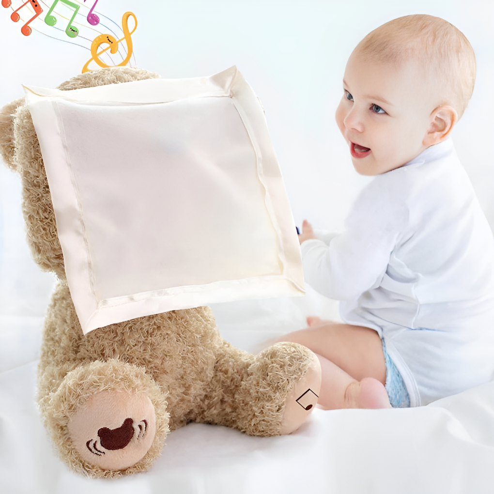 VierraSol | Juguete Interactivo de Osito Peek-A-Boo para Bebés