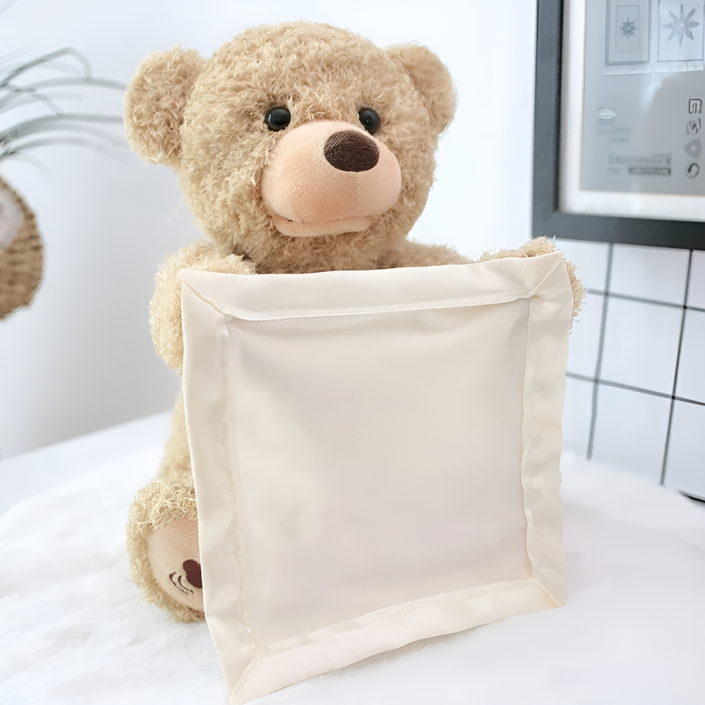 VierraSol | Juguete Interactivo de Osito Peek-A-Boo para Bebés