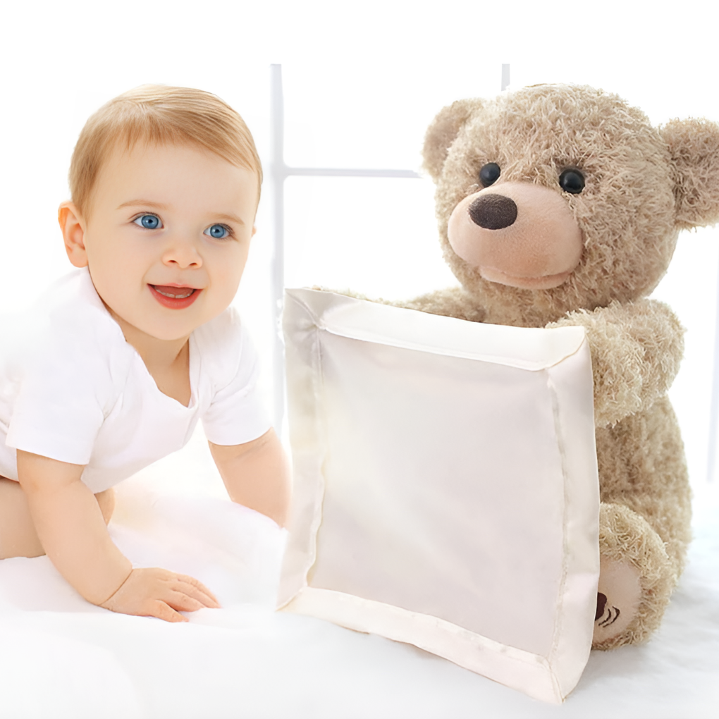 VierraSol | Juguete Interactivo de Osito Peek-A-Boo para Bebés