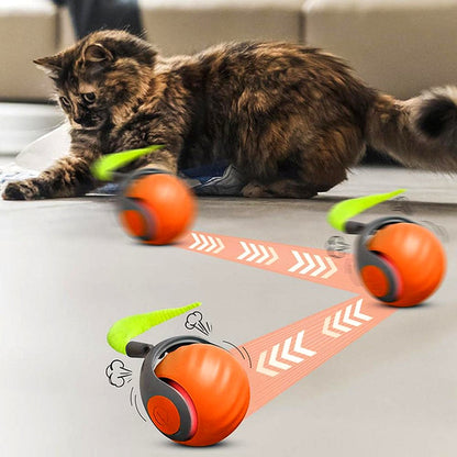 VierraSol | Juguete Interactivo para Gatos - Bola Rodante Autopropulsada