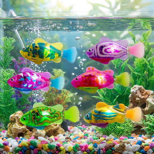 VierraSol | Juguete para Gatos en Forma de Pez con Movimiento de Natación Realista