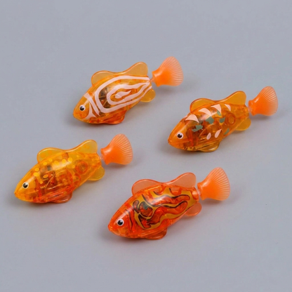 VierraSol | Juguete para Gatos en Forma de Pez con Movimiento de Natación Realista