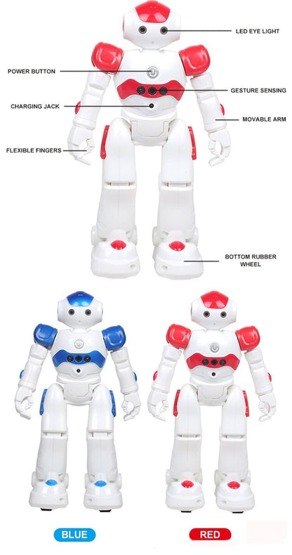 VierraSol | Juguete Robot Inteligente para Niños | Robot de Aprendizaje Interactivo ThinkBot | Control por Gestos | Baile y Conversación | Recargable