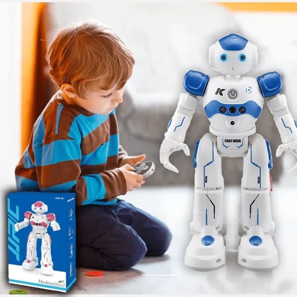 VierraSol | Juguete Robot Inteligente para Niños | Robot de Aprendizaje Interactivo ThinkBot | Control por Gestos | Baile y Conversación | Recargable