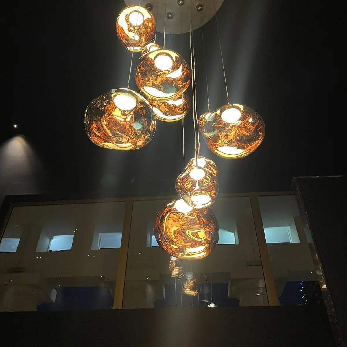 VierraSol | Lámpara Colgante de Múltiples Brazos | Diseño Escultural Melt