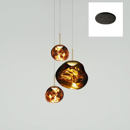 VierraSol | Lámpara Colgante de Múltiples Brazos | Diseño Escultural Melt