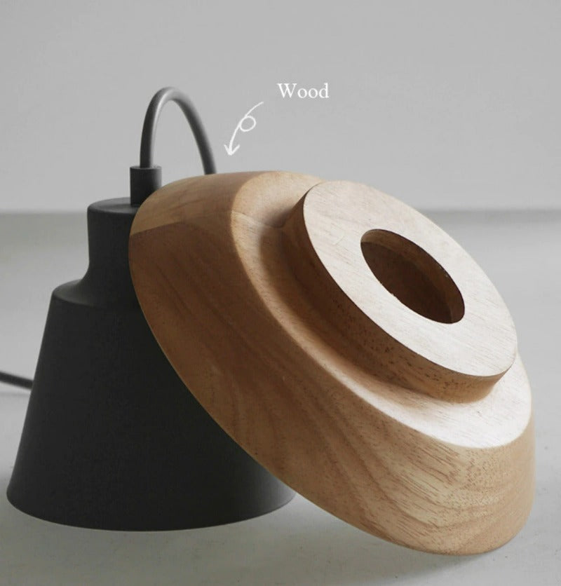 VierraSol | Lámpara Colgante de Madera | Diseño Nórdico Natural