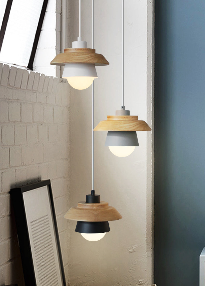 VierraSol | Lámpara Colgante de Madera | Diseño Nórdico Natural