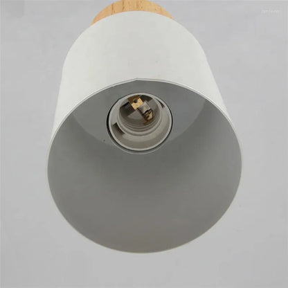 VierraSol | Lámpara Colgante de Metal y Madera | Diseño Industrial Moderno
