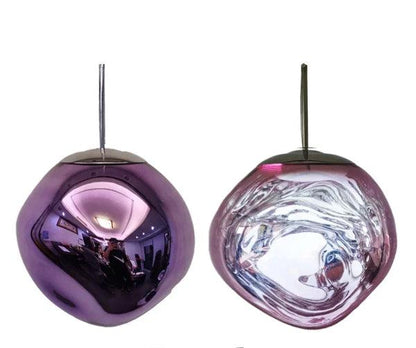 VierraSol | Lámpara Colgante de Vidrio | Diseño Moderno Escandinavo | Vidrio Transparente