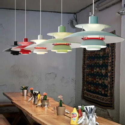 VierraSol | Lámpara Colgante en Forma de Paraguas | Diseño Escandinavo Brillante