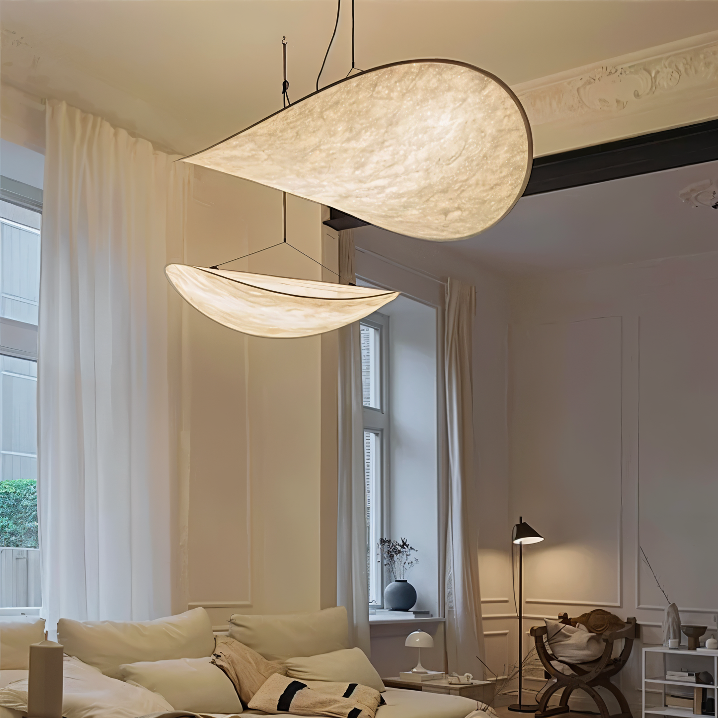 VierraSol | Lámpara Colgante LED | Diseño Moderno y Eficiente Energéticamente | Sala de Estar y Comedor